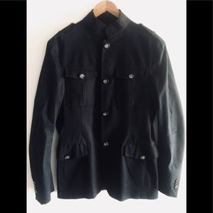 T concept by Theory Blue/black military blazer